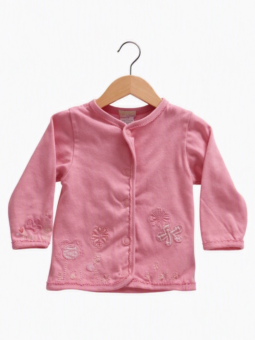 10/$15 Petit Lem Soft Pink Embroidered Cardigan